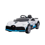 Elektrické autíčko Bugatti Divo nelakované - biele